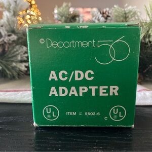Dept 56 AC/ DC Adapter
